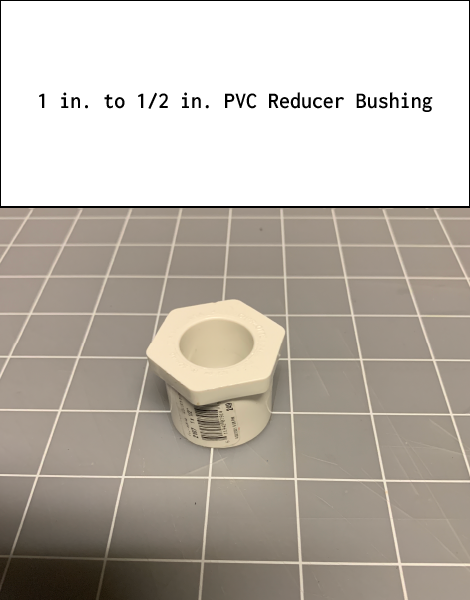 1 in. to 1/2 in. PVC Reducer Bushing